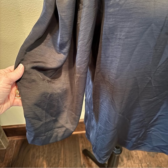 NWT Karl Lagerfeld Black 3/4 Sleeve Blouse Top,Medium, Office Casual Lightweight - Picture 5 of 15